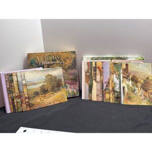 Victorian Watercolors Boxed Notecard Set With Envelopes